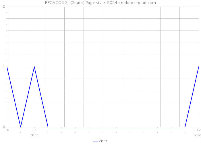 FEGACOR SL (Spain) Page visits 2024 