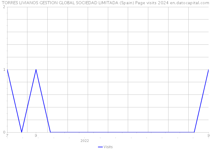 TORRES LIVIANOS GESTION GLOBAL SOCIEDAD LIMITADA (Spain) Page visits 2024 