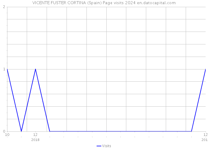 VICENTE FUSTER CORTINA (Spain) Page visits 2024 
