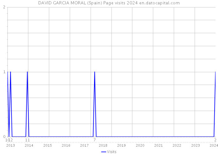 DAVID GARCIA MORAL (Spain) Page visits 2024 