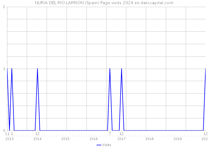 NURIA DEL RIO LARRION (Spain) Page visits 2024 