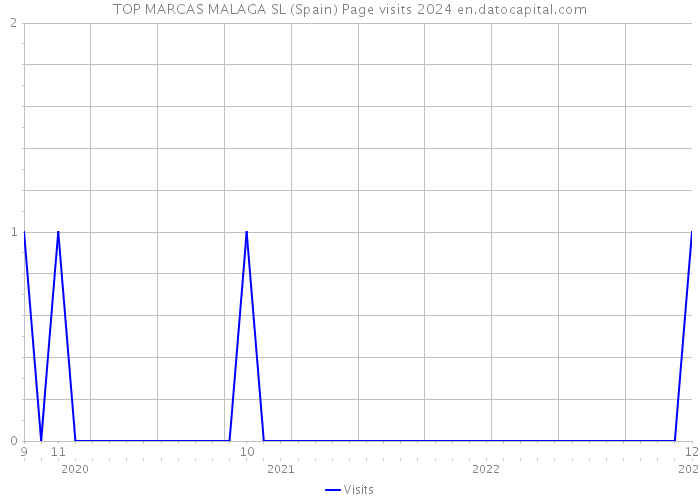TOP MARCAS MALAGA SL (Spain) Page visits 2024 