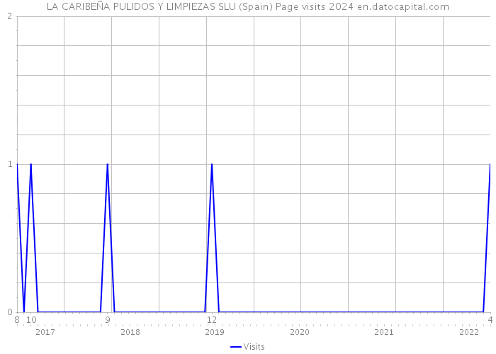 LA CARIBEÑA PULIDOS Y LIMPIEZAS SLU (Spain) Page visits 2024 