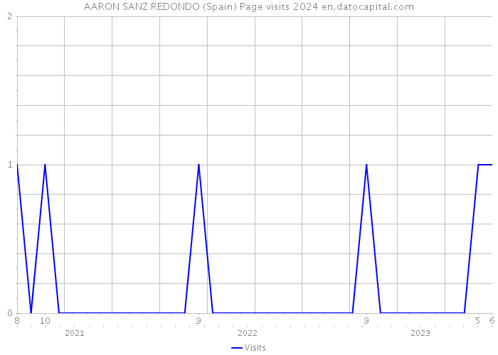 AARON SANZ REDONDO (Spain) Page visits 2024 