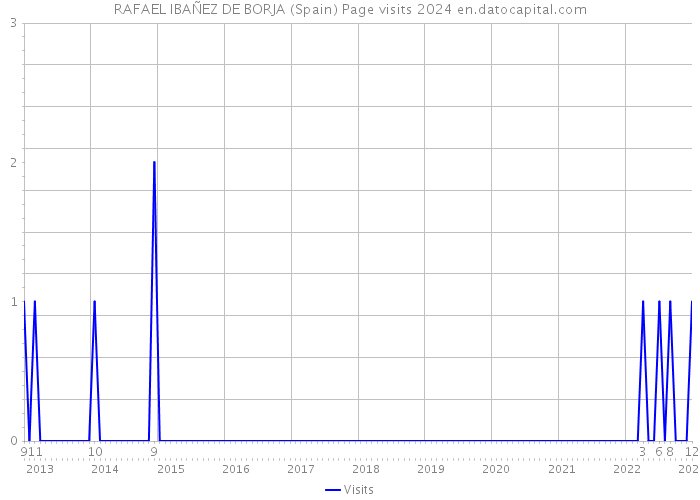 RAFAEL IBAÑEZ DE BORJA (Spain) Page visits 2024 