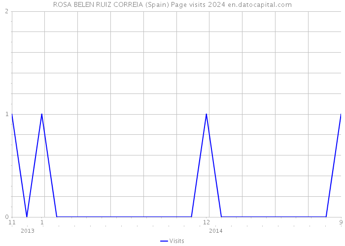 ROSA BELEN RUIZ CORREIA (Spain) Page visits 2024 