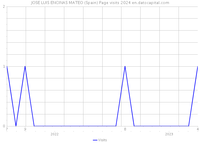 JOSE LUIS ENCINAS MATEO (Spain) Page visits 2024 