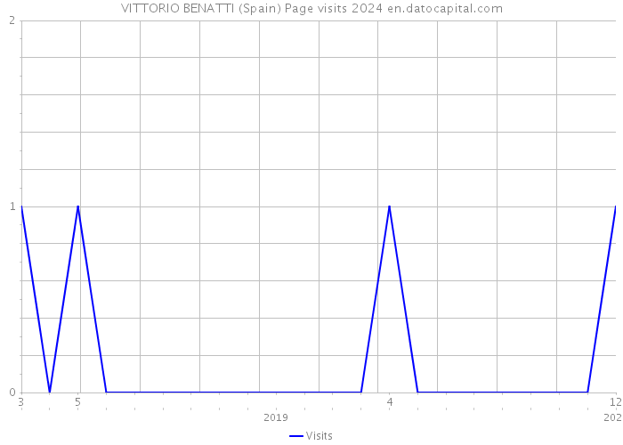 VITTORIO BENATTI (Spain) Page visits 2024 