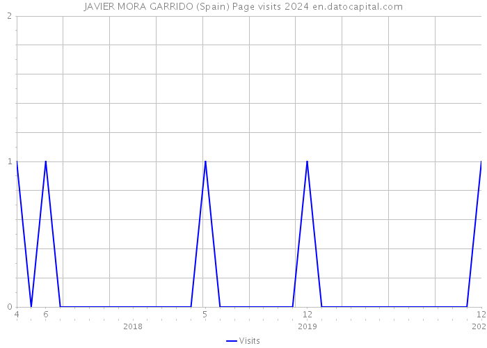 JAVIER MORA GARRIDO (Spain) Page visits 2024 