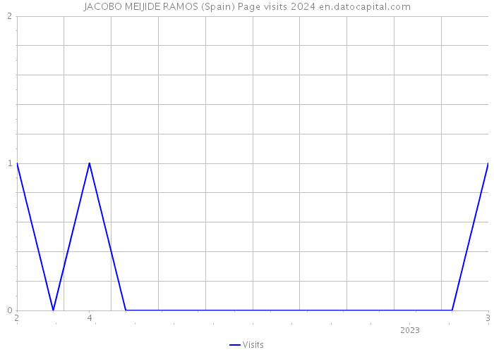 JACOBO MEIJIDE RAMOS (Spain) Page visits 2024 