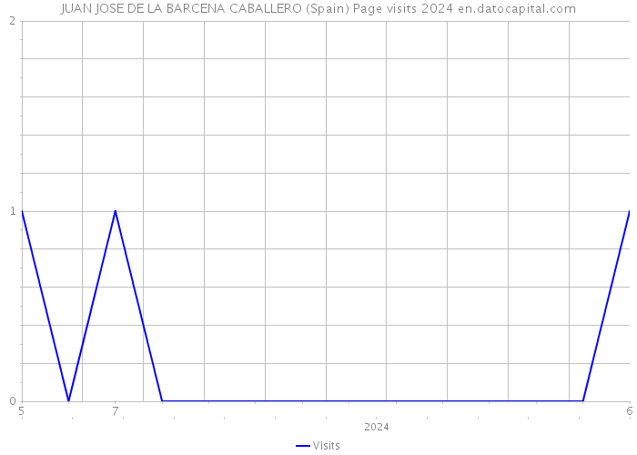 JUAN JOSE DE LA BARCENA CABALLERO (Spain) Page visits 2024 