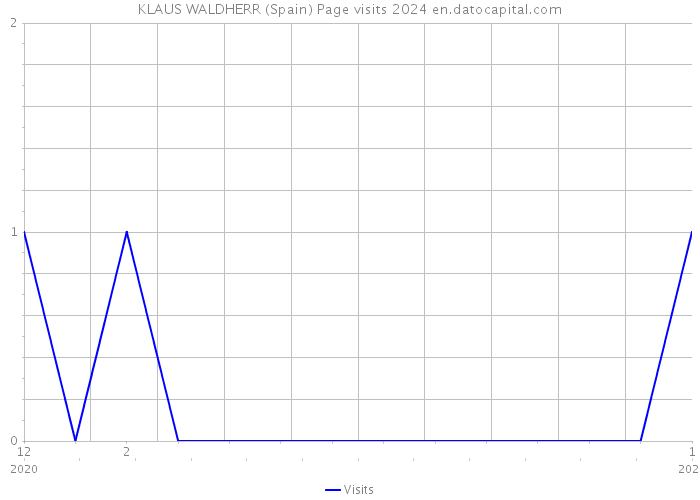 KLAUS WALDHERR (Spain) Page visits 2024 