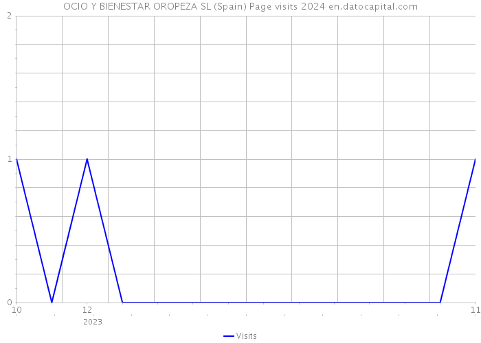 OCIO Y BIENESTAR OROPEZA SL (Spain) Page visits 2024 