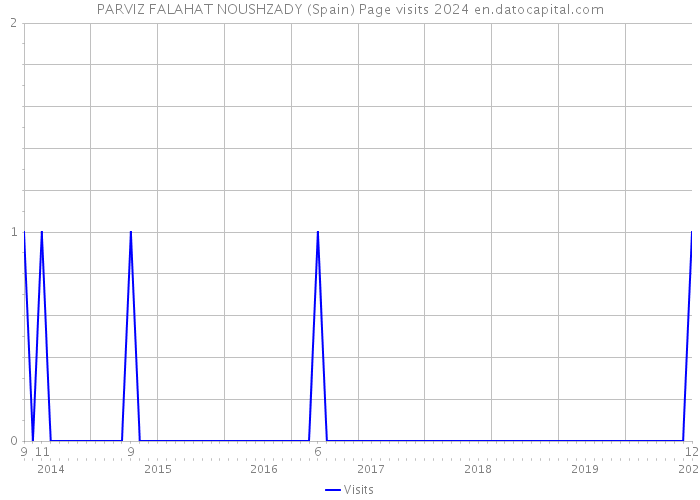 PARVIZ FALAHAT NOUSHZADY (Spain) Page visits 2024 
