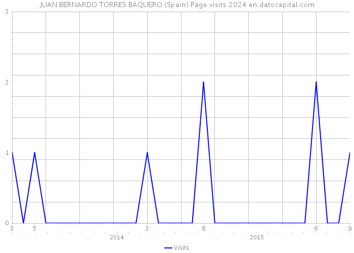 JUAN BERNARDO TORRES BAQUERO (Spain) Page visits 2024 