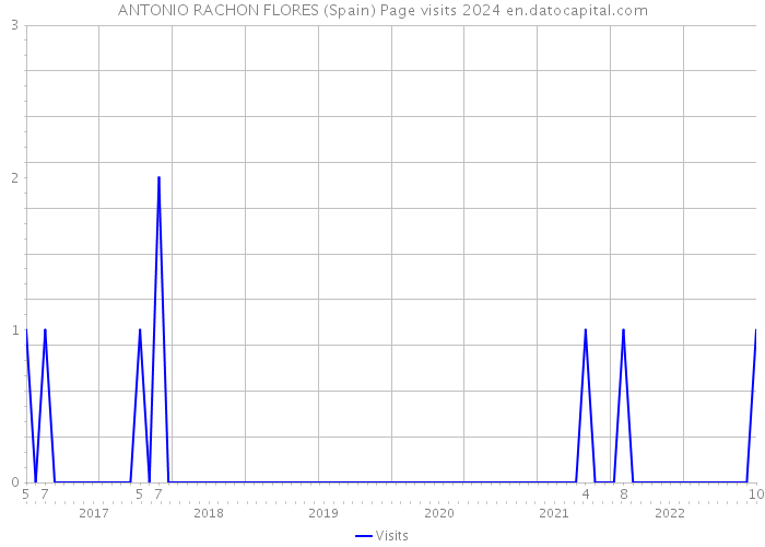 ANTONIO RACHON FLORES (Spain) Page visits 2024 