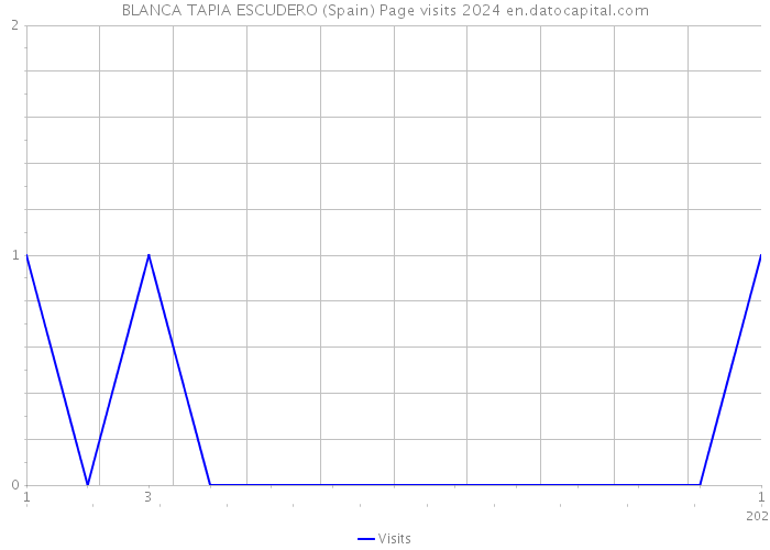 BLANCA TAPIA ESCUDERO (Spain) Page visits 2024 