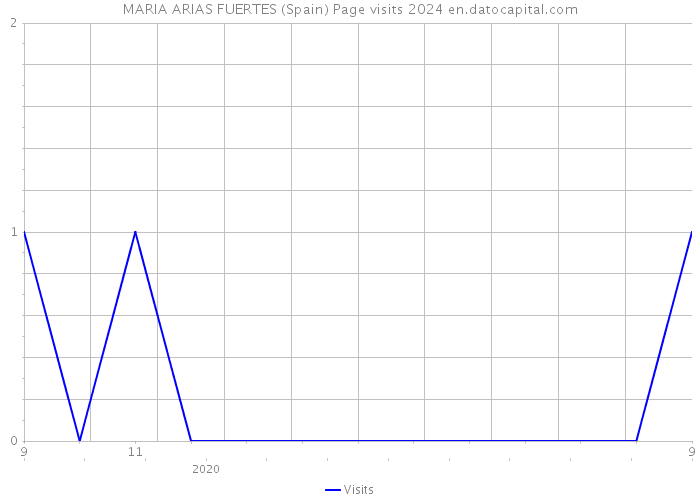 MARIA ARIAS FUERTES (Spain) Page visits 2024 
