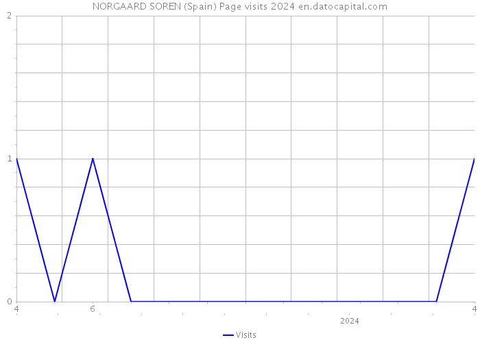 NORGAARD SOREN (Spain) Page visits 2024 