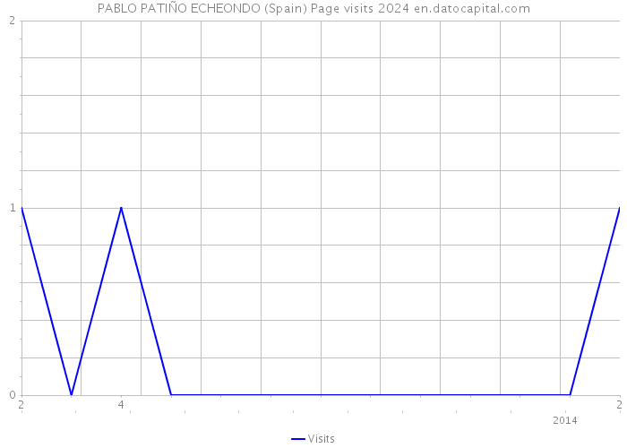 PABLO PATIÑO ECHEONDO (Spain) Page visits 2024 