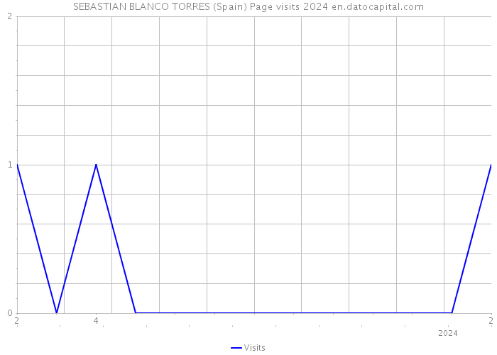 SEBASTIAN BLANCO TORRES (Spain) Page visits 2024 