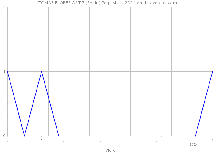 TOMAS FLORES ORTIZ (Spain) Page visits 2024 