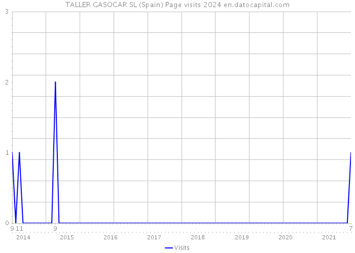 TALLER GASOCAR SL (Spain) Page visits 2024 