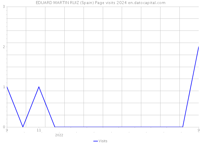EDUARD MARTIN RUIZ (Spain) Page visits 2024 