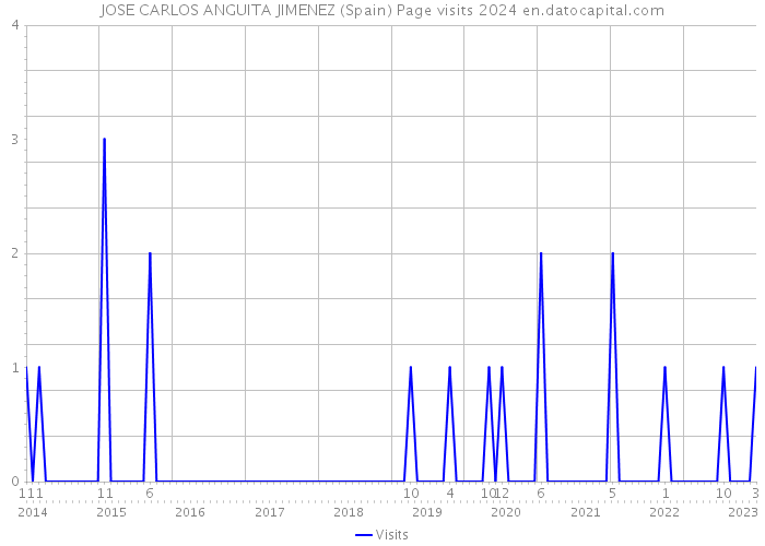 JOSE CARLOS ANGUITA JIMENEZ (Spain) Page visits 2024 