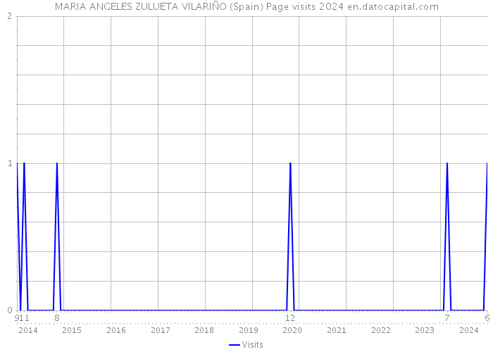 MARIA ANGELES ZULUETA VILARIÑO (Spain) Page visits 2024 