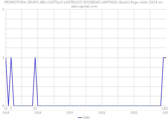 PROMOTORA GRUPO ABU CASTILLO LASTRUCCI SOCIEDAD LIMITADA (Spain) Page visits 2024 
