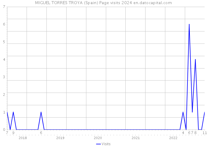 MIGUEL TORRES TROYA (Spain) Page visits 2024 