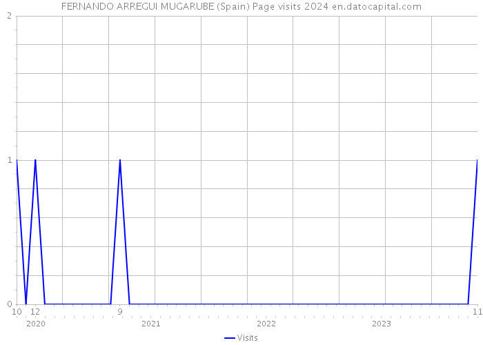 FERNANDO ARREGUI MUGARUBE (Spain) Page visits 2024 