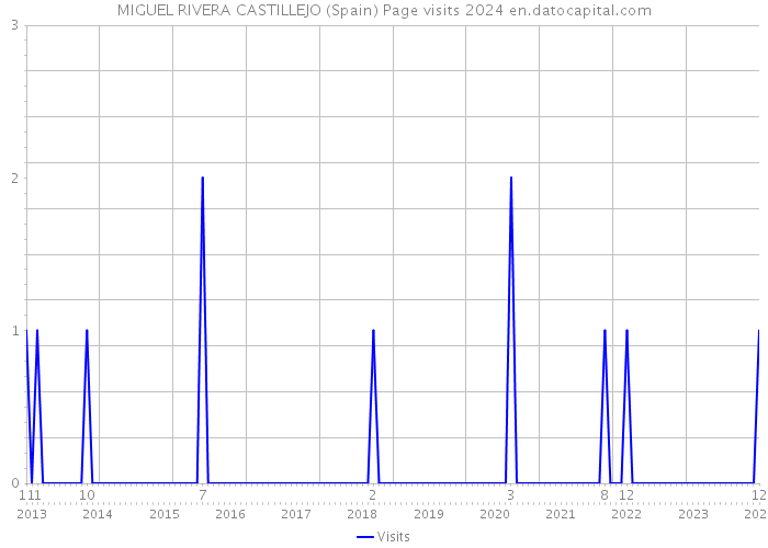 MIGUEL RIVERA CASTILLEJO (Spain) Page visits 2024 