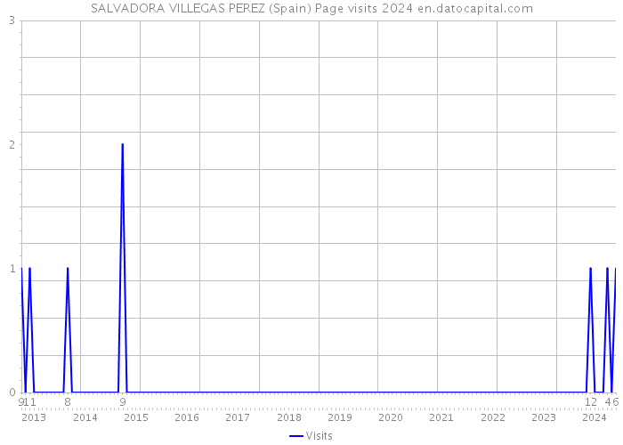 SALVADORA VILLEGAS PEREZ (Spain) Page visits 2024 