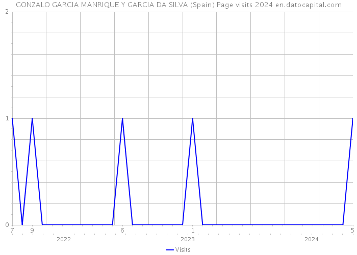 GONZALO GARCIA MANRIQUE Y GARCIA DA SILVA (Spain) Page visits 2024 