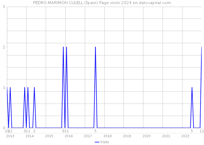 PEDRO MARIMON CULELL (Spain) Page visits 2024 