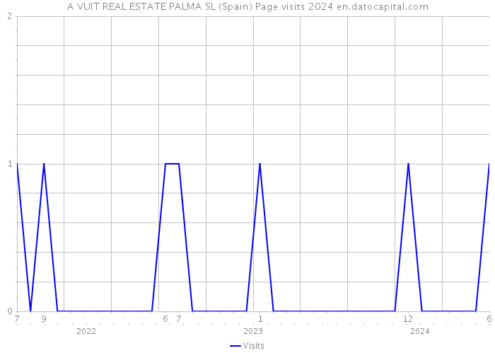 A VUIT REAL ESTATE PALMA SL (Spain) Page visits 2024 