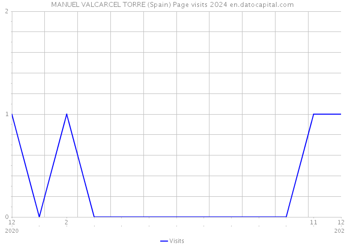 MANUEL VALCARCEL TORRE (Spain) Page visits 2024 