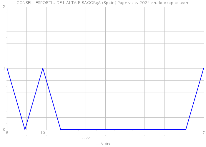 CONSELL ESPORTIU DE L ALTA RIBAGORçA (Spain) Page visits 2024 