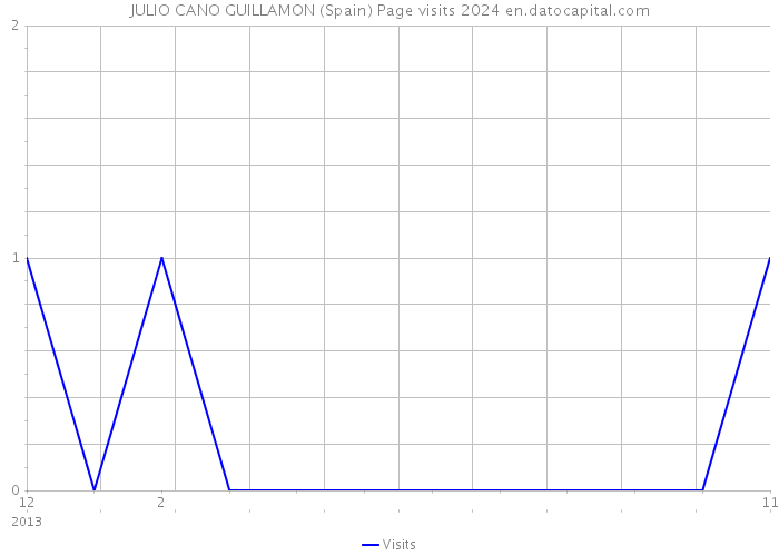 JULIO CANO GUILLAMON (Spain) Page visits 2024 