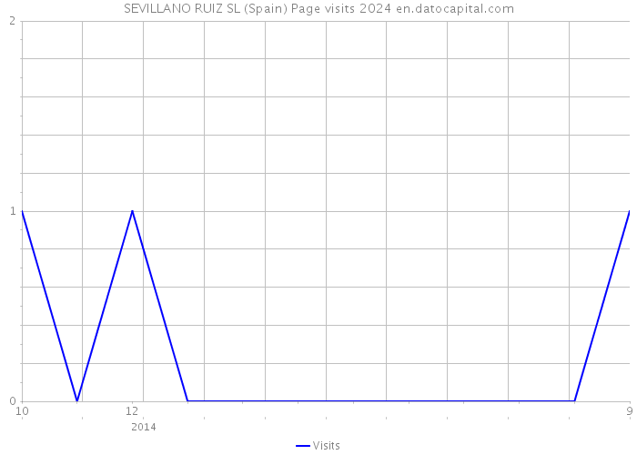 SEVILLANO RUIZ SL (Spain) Page visits 2024 