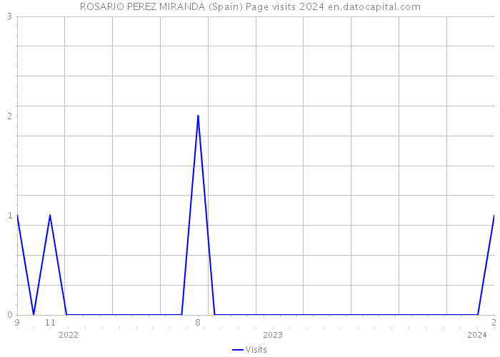 ROSARIO PEREZ MIRANDA (Spain) Page visits 2024 