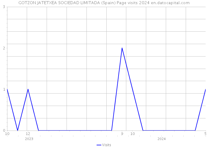 GOTZON JATETXEA SOCIEDAD LIMITADA (Spain) Page visits 2024 