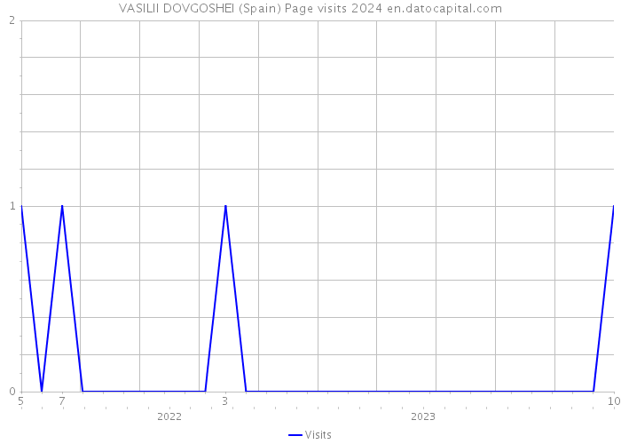 VASILII DOVGOSHEI (Spain) Page visits 2024 