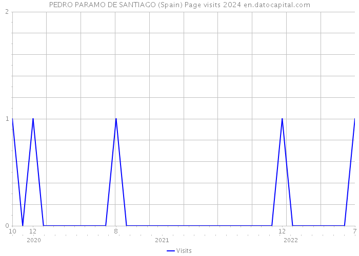 PEDRO PARAMO DE SANTIAGO (Spain) Page visits 2024 