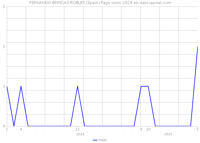 FERNANDO BRINGAS ROBLES (Spain) Page visits 2024 