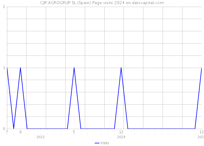 CJR AGROGRUP SL (Spain) Page visits 2024 