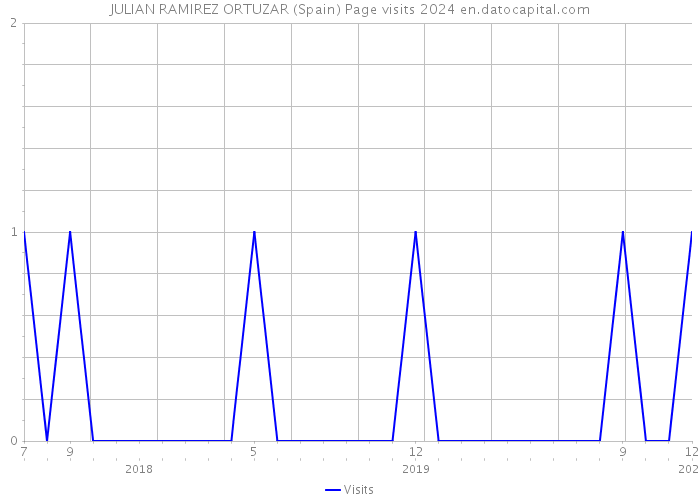 JULIAN RAMIREZ ORTUZAR (Spain) Page visits 2024 