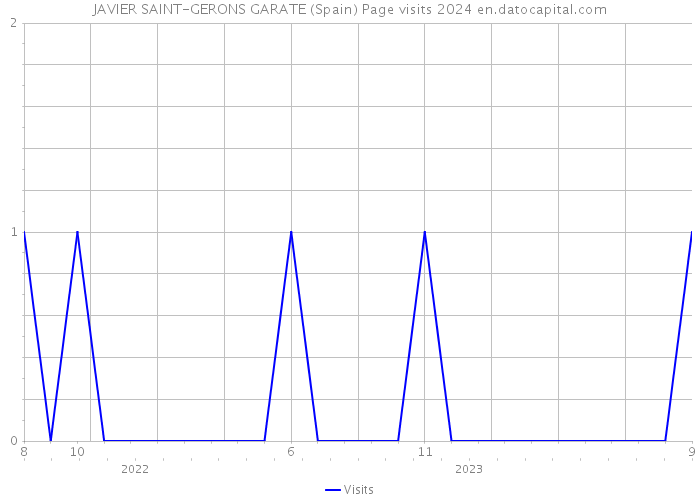 JAVIER SAINT-GERONS GARATE (Spain) Page visits 2024 